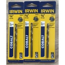 Broca Hss Cobalto 1/4" Blister 3016016 Irwin