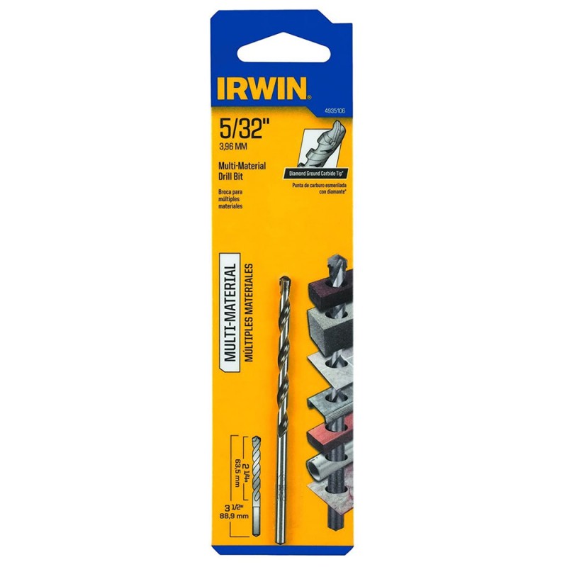 Broca Multi-Material 5/32" X 1 1/2" X 3 1/2" Irwin