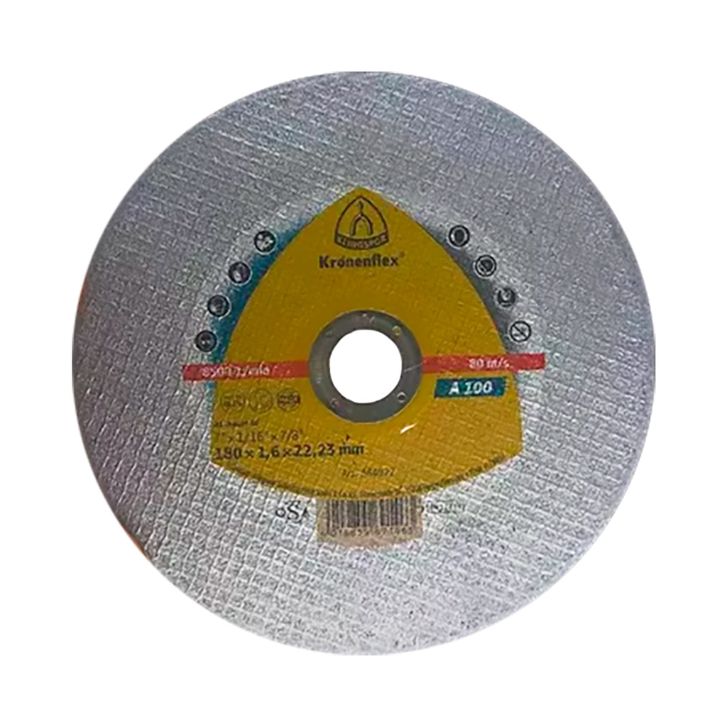 Disco Abrasivo Corte 7" Kt/Extra/A100/S/Ger/180X1,6X22,23 Klingspor