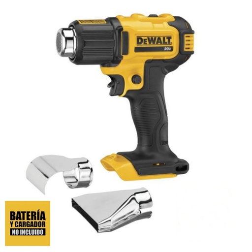 [DCE530B] Pistola de Calor Inalambrica 20 V (Inc. Boquillas) No Inc. Cargador, ni batería. Dewalt