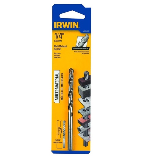 [4935108] Broca Multi-Material 1/4" X 2" X 4" Irwin