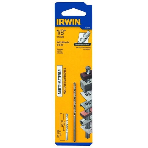 [4935105] Broca Multi-Material 1/8" X 1 1/2" X 3" Irwin