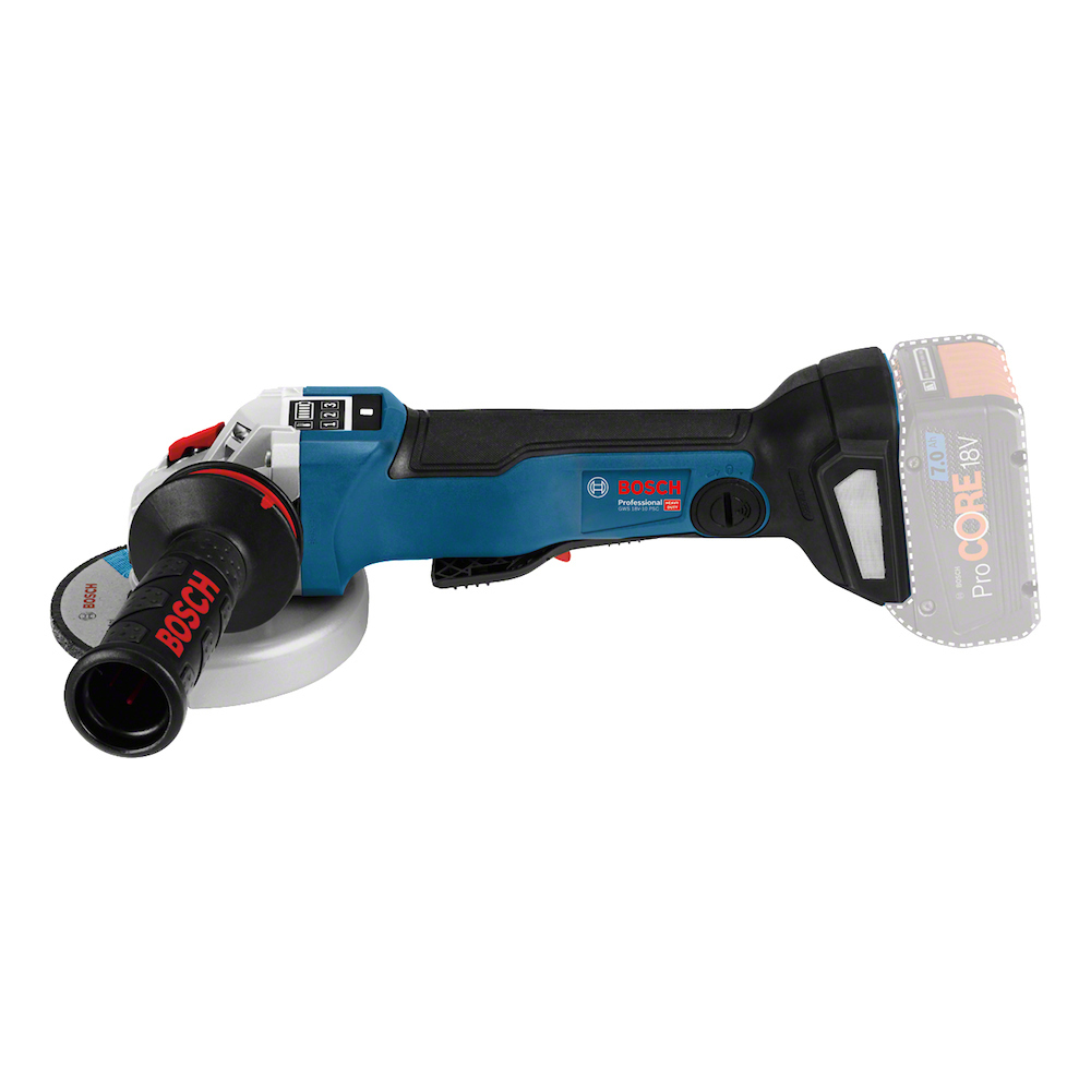 Esmeril Angular 5" GWS 18V-10 Sin Batería / Sin cargador + Maletin Bosch