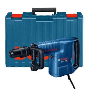 Martillo Demoledor Desquinchador GSH-11E 1500W 16.8J 10.1Kg. + 01 Cincel y Kit Mantenimiento + Maleta Plastica Bosch