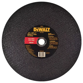 Disco Abrasivo Tronzadora 14" x 7/64" (3.0mm) x 1" Dewalt (E)