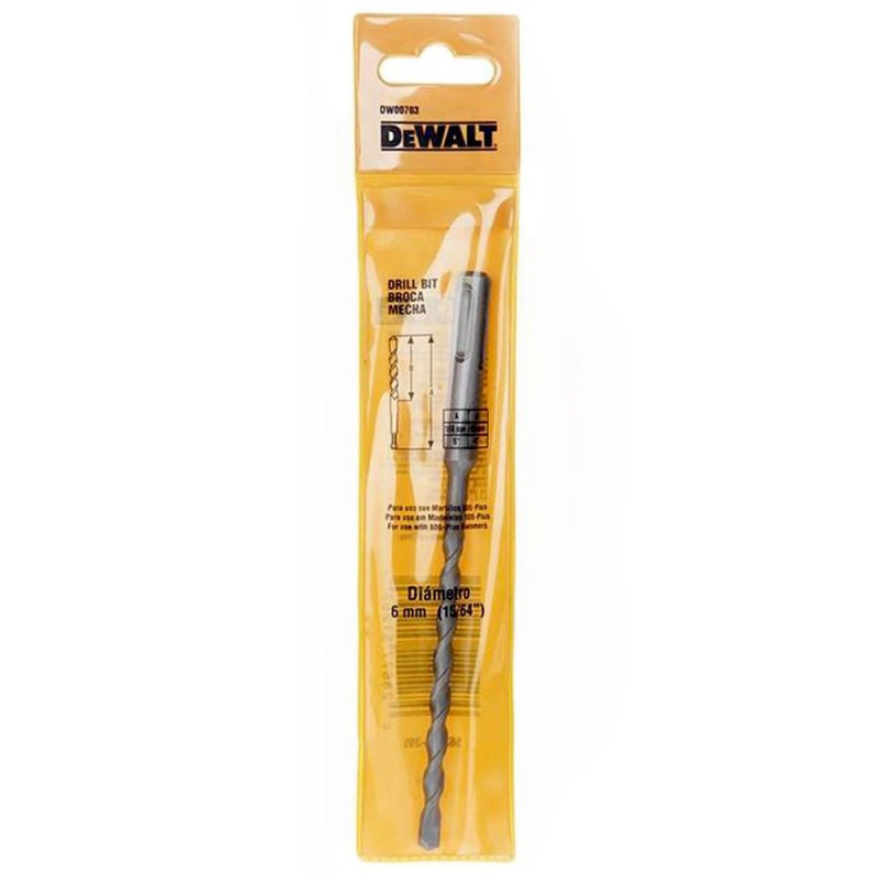 [DW00703] Broca Sds-Plus 6x100x160mm (1/4"x4"x6-1/4") Dewalt