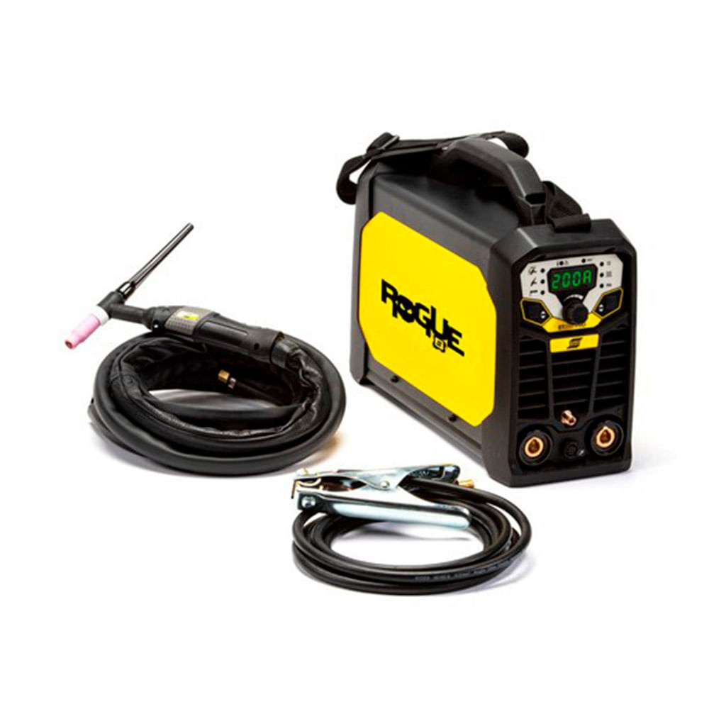 [617776] Inversora TIG Rogue ET202iP 200 Amps. (90320580029) Monof. 220V- Inc. Antorcha, Grapa a Tierra y Flujometro Argon/Mezcla - (Ex Buddy TIG 200) Esab (E)