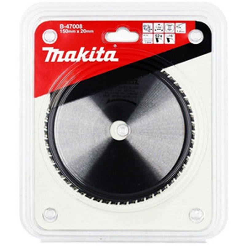 [B-47008] Disco Sierra Circular Corte Metal 6" x 52 Dientes 150x20x52T Makita (E)